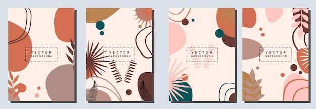 Vector abstract background design for social media story feed post