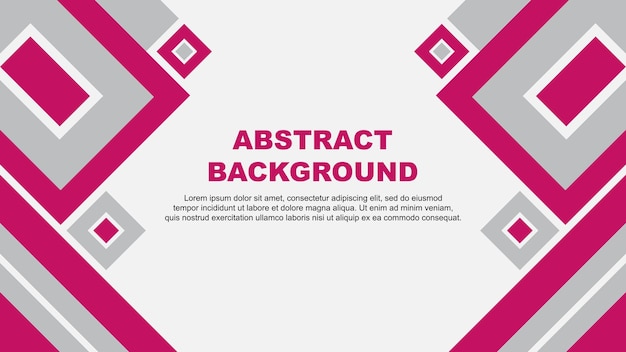 Abstract Background Design Template Banner Wallpaper Vector Illustratie Roze cartoon