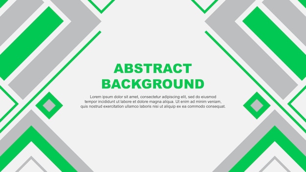 Abstract Background Design Template Banner Wallpaper Vector Illustration Green Flag