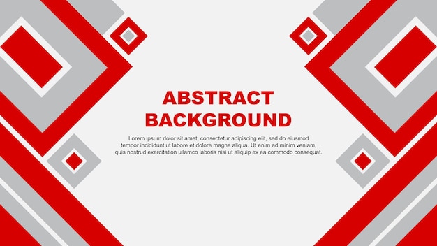 Abstract Background Design Template Banner Wallpaper Vector Illustration Red Cartoon