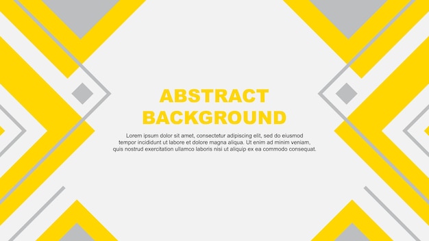 Abstract Background Design Template Banner Wallpaper Vector Illustration Yellow Illustration