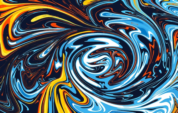 Abstract background design with liquid effect