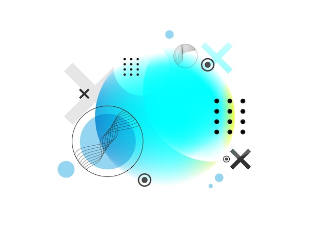 Abstract background digital dot circle communication networking tecnologia geometrica