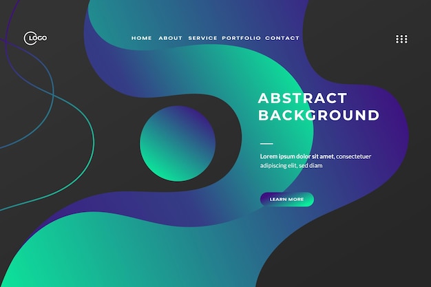 Abstract Background Dynamic Wave Colorful is used for UI UX design particularly on websites apps