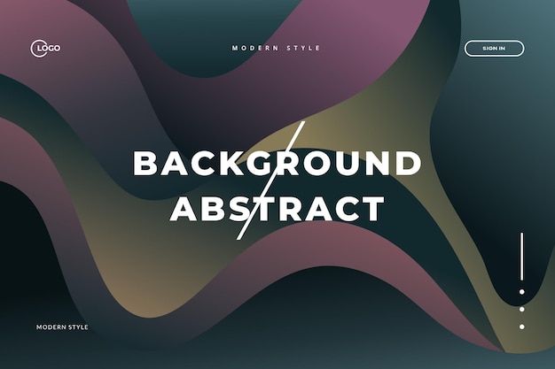 Vector abstract background dynamic wave colorful is used for website ui ux creativity and vibrancy