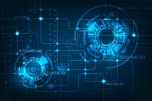 Abstract background electronic circuit design.