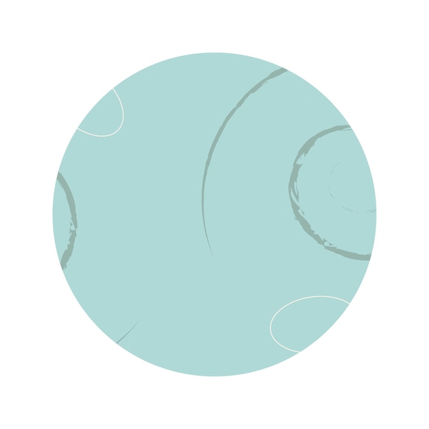 Abstract background in figure circle winter theme Strokes and patterns on a light blue background