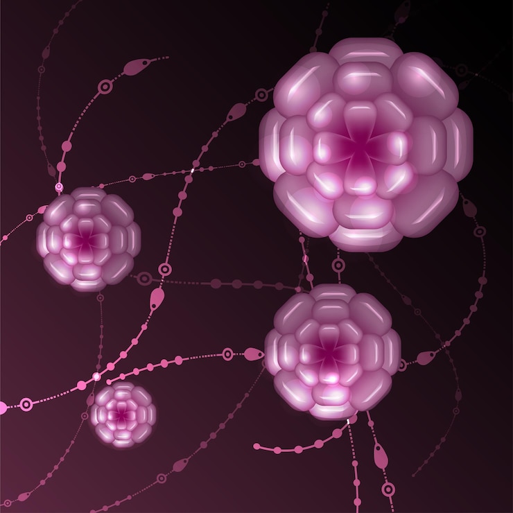 Vector abstract background flower gem line pattern vector illustration
