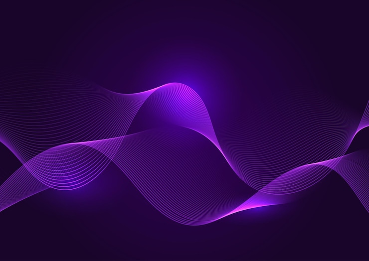 Vector abstract background of flowing waves