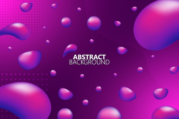 Abstract background fluid shape with pink gradient