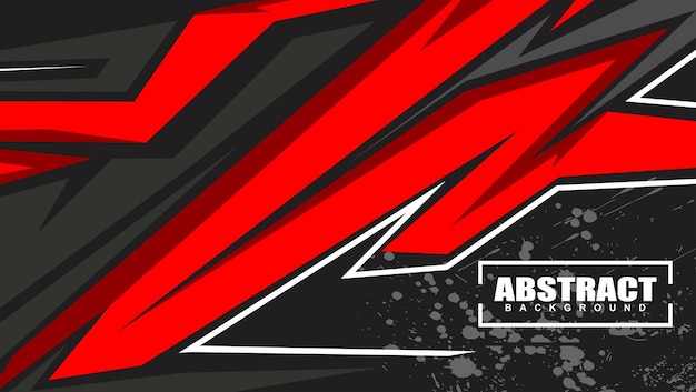 Вектор Абстрактный фон для спортивных гонок премиум вектор красный роскошный дизайн