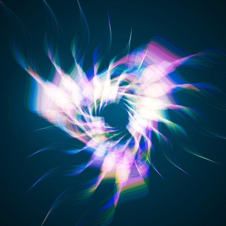 Vector abstract background futuristic wavy illustration