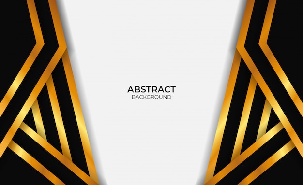 Abstract Background Gold And Black Design