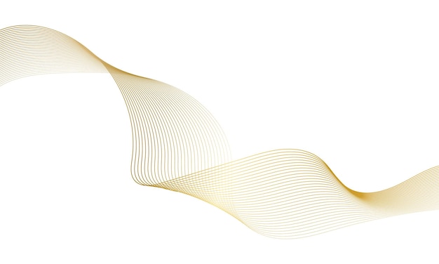 Abstract background. gold gradient wave element for design. stylized digital track equalizer.