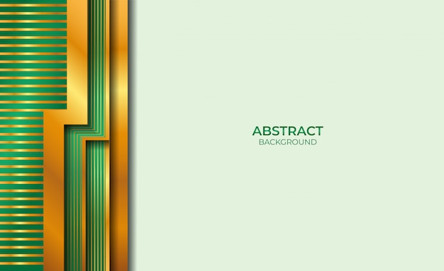 Abstract background in Gold And Green style