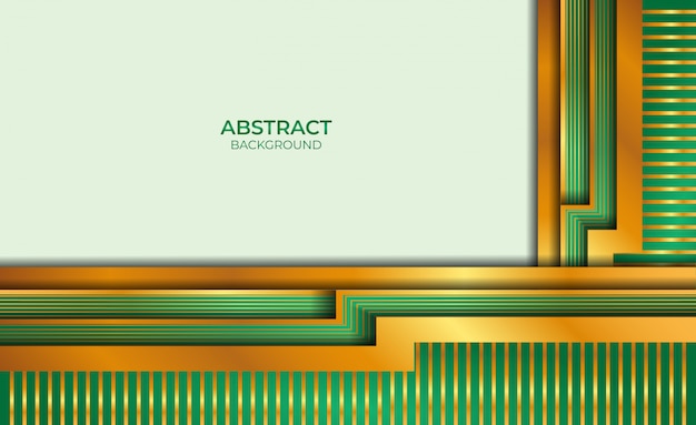 Abstract background in Gold And Green style