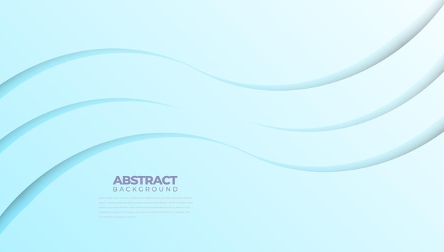 Vector abstract background gradient blue white wave shadow linier