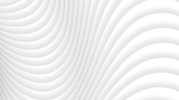 Vector abstract background of gradient curves in white colors