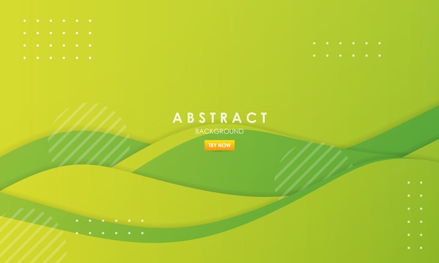 Abstract background gradients green and yellow color