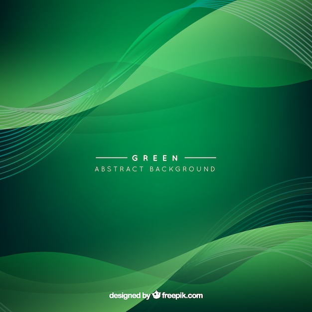 Abstract background in green color