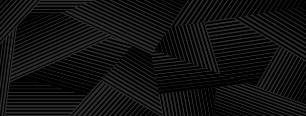 Abstract background of groups of lines in black colors