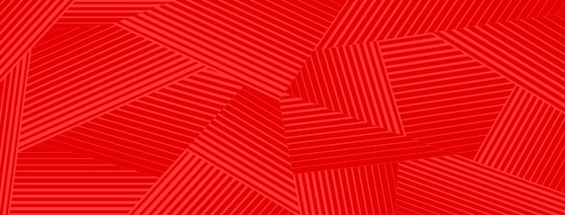 Abstract background of groups of lines in red colors