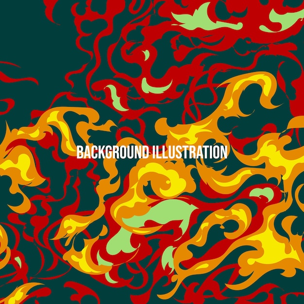 abstract background hand drawn illustration