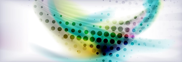 Vector abstract background holographic liquid colors design