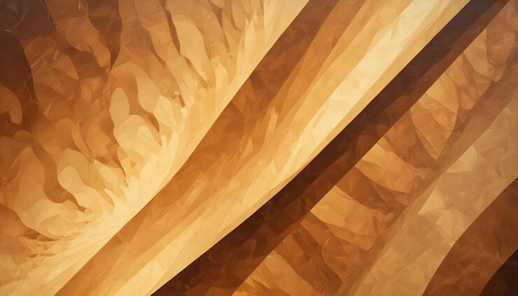 Vector abstract background image with a textured geometric pattern in shades of brown and gold the image has a painterly feel resembling a digital painting or illustration