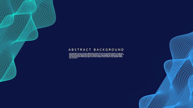 Abstract background for information and technology theme use with light blue and green