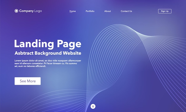 Abstract background Landing Page