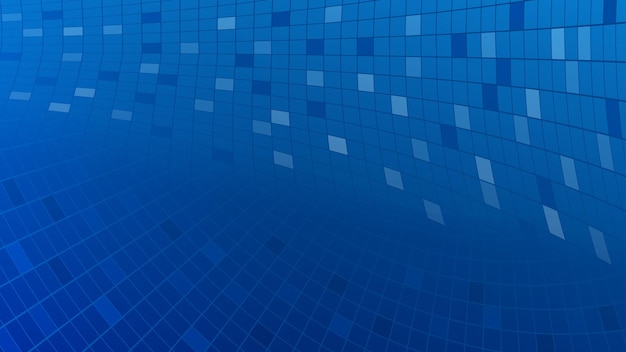 Abstract background of lines and rectangles in blue colors