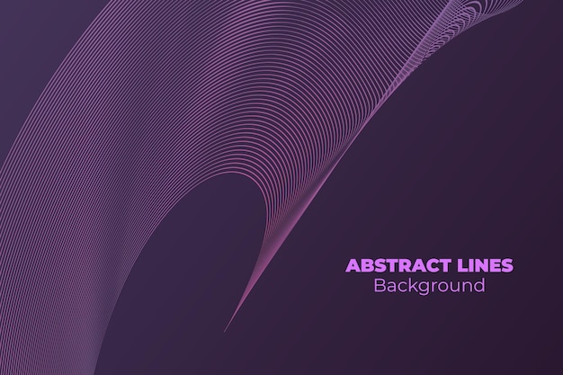 Abstract background lines texture waved lines vector template