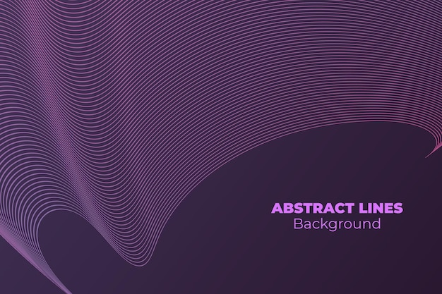 Abstract background lines texture waved lines vector template