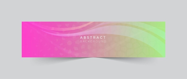 Abstract background linkedin modello di banner