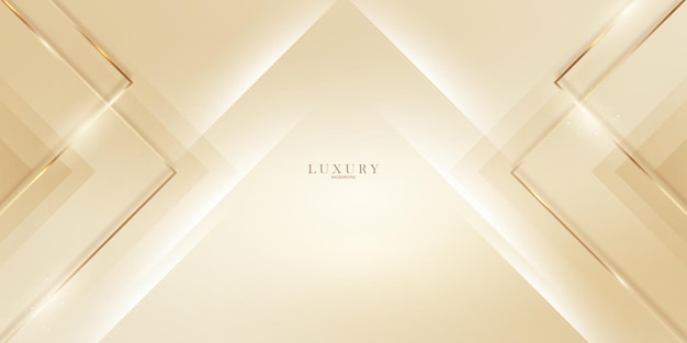 Abstract background Luxurious with sparkling gold lines vector illustration for template banner