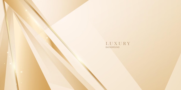 Abstract background Luxurious with sparkling gold lines vector illustration for template banner