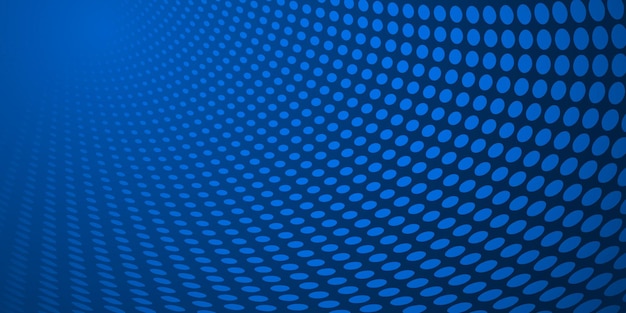 Abstract background made of halftone dots in blue colors