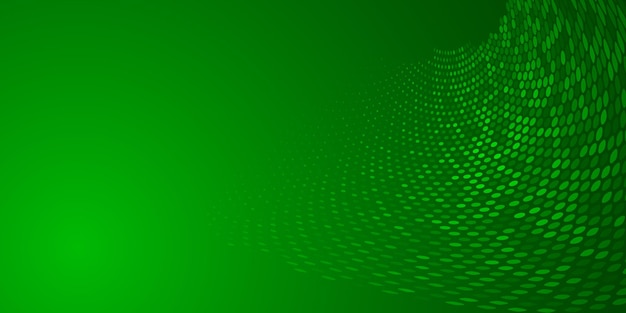 Abstract background made of halftone dots in green colors