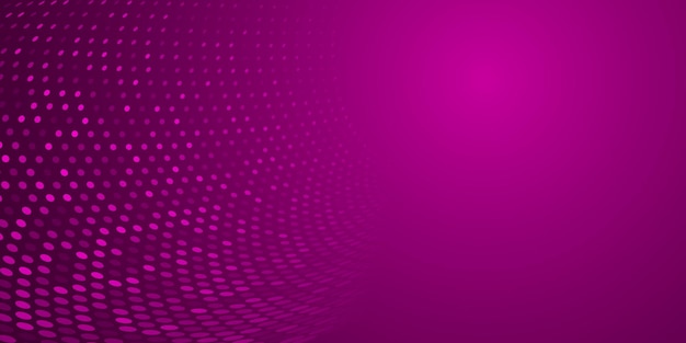 紫色のハーフトーンドットで作られた抽象的な背景