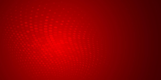 Abstract background made of halftone dots in red colors