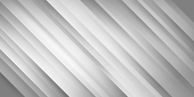 Abstract background made of oblique stripes in shades of gray and white colors