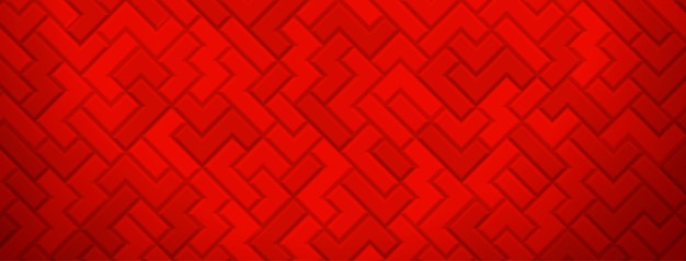 Abstract background made of tetris blocks in red colors