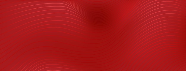 Abstract background made of wavy lines in red colors