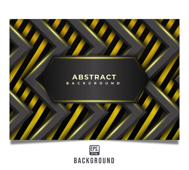 Abstract background metallic with black and yellow