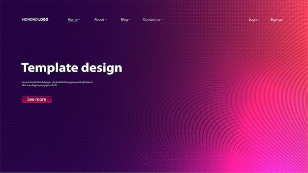 Vettore sfondo astratto design moderno. pagina di destinazione. modello per il design vettoriale di siti web o app.