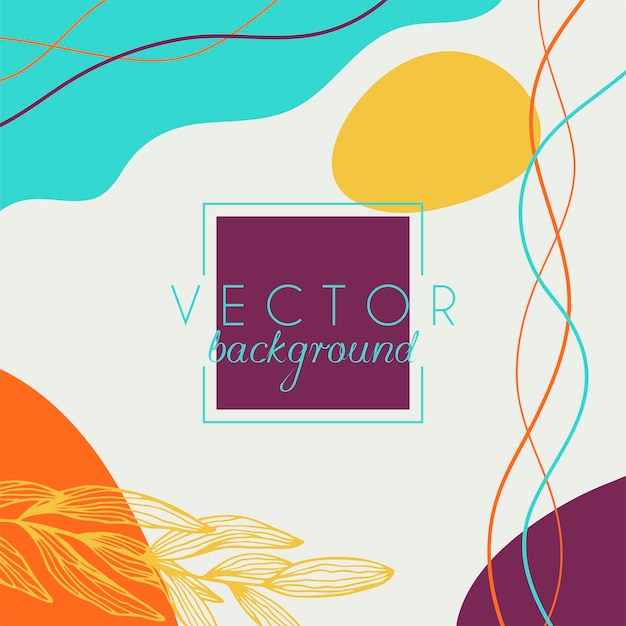 Vector abstract background. modern design template in minimal style. stylish cover for beauty presentation, branding design.