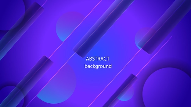 Vector abstract background in neon color.