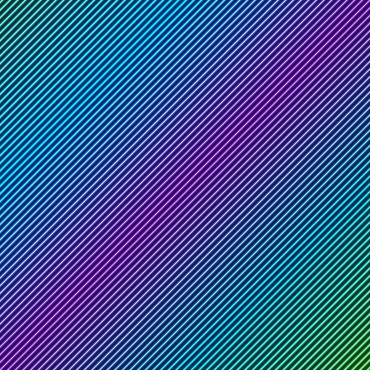 Vector abstract background of neon diagonal lines. stock illustration