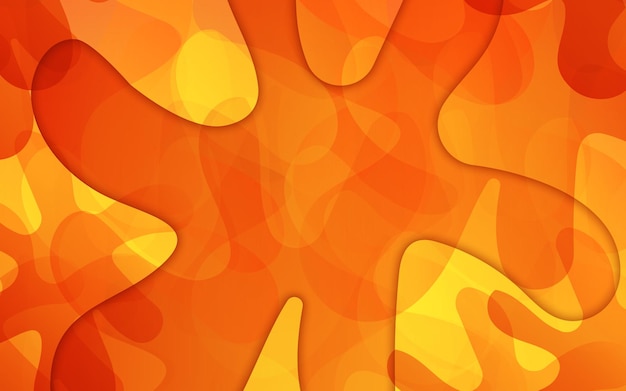 Vector abstract background orange overlay effect modern design